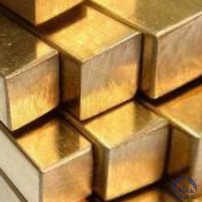 Квадрат латунный 15х15 мм ЛС59 купить  в Челябинске